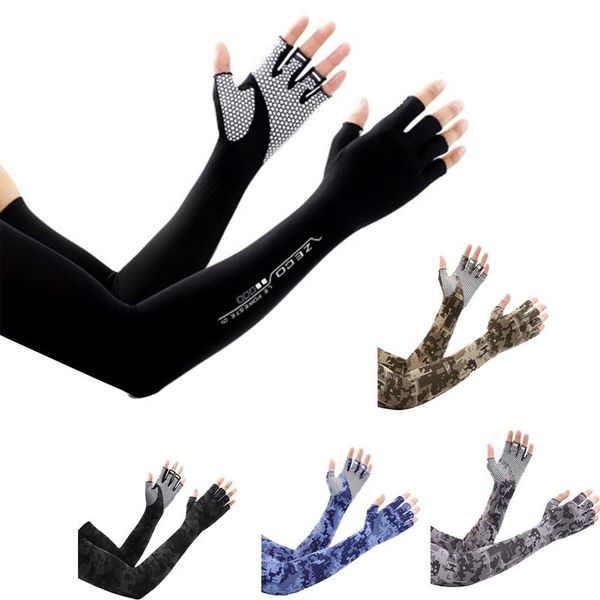 elbow & knee pads 1 pair arm sleeves summer sun uv protection ice cool cycling running fishing climbing driving cover warmers for men outdoo, Black;gray
elbow & knee pads 1 pair arm sleeves summer sun uv protection ice cool cycling running fishing climbing driving cover warmers for men outdoo, Black;gray