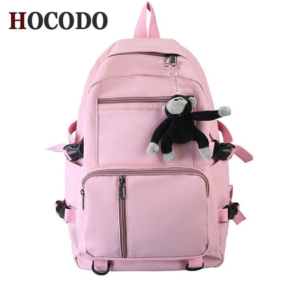 backpack hocodo simple solid color female large capacity travel women nylon schoolbag for teenagers shoulder bag
backpack hocodo simple solid color female large capacity travel women nylon schoolbag for teenagers shoulder bag