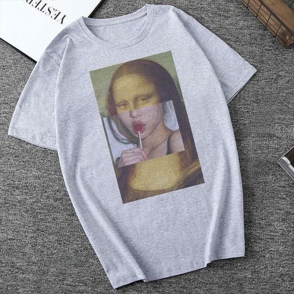 summer mona lisa cartoon fun women fashion print harajuku korean kawaii streetwear camiseta mujer, White
summer mona lisa cartoon fun women fashion print harajuku korean kawaii streetwear camiseta mujer, White