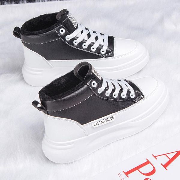 boots 2021 women's shoes autumn and winter white plus velvet warm casual wild student ins high sneakers, Black
boots 2021 women's shoes autumn and winter white plus velvet warm casual wild student ins high sneakers, Black