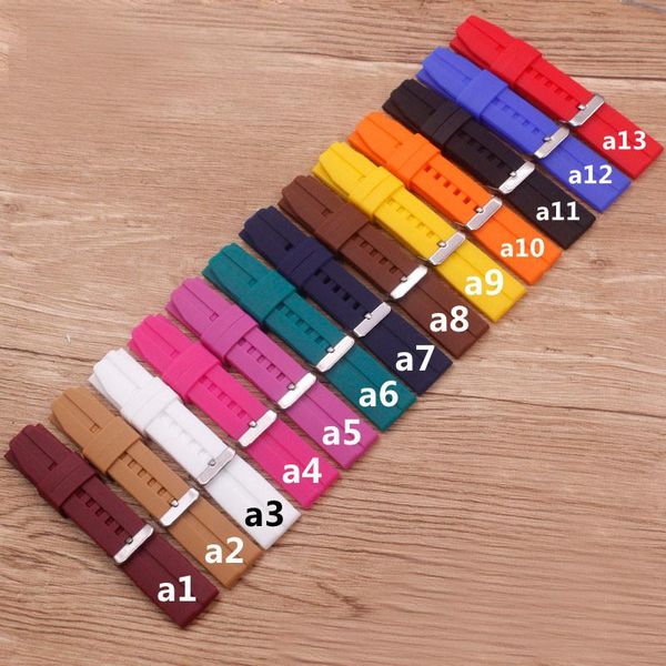 watch bands accessories soft silicone strap 22mm pin buckle outdoor sports waterproof breathable men women's, Black;brown
watch bands accessories soft silicone strap 22mm pin buckle outdoor sports waterproof breathable men women's, Black;brown