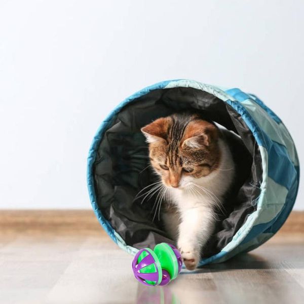 cat toys interactive squeaky toy pets ball with bell plastic rolling balls pet playing for 1 pc random color
cat toys interactive squeaky toy pets ball with bell plastic rolling balls pet playing for 1 pc random color