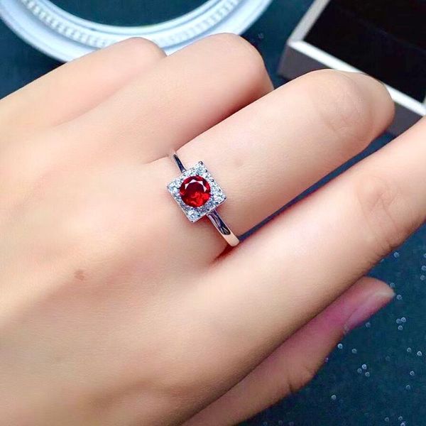 cluster rings simple sterling silver garnet ring for girl 5mm natural 925 jewelry, Golden;silver
cluster rings simple sterling silver garnet ring for girl 5mm natural 925 jewelry, Golden;silver