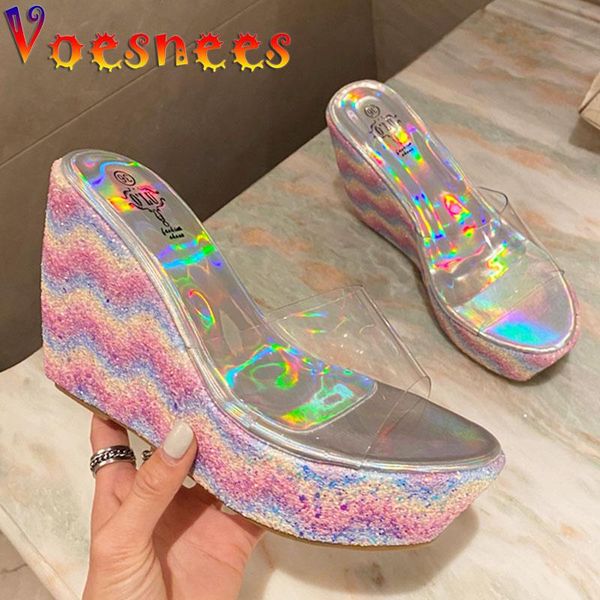 slippers voesnees women slipper shoes 2021 transparent open-toe sandals 12cm colour heel summer casual wedges high-heeled, Black
slippers voesnees women slipper shoes 2021 transparent open-toe sandals 12cm colour heel summer casual wedges high-heeled, Black