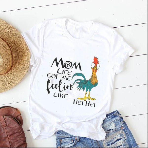 mom life chicken printed women t shirt short sleeve loose tee clothes graphic, White
mom life chicken printed women t shirt short sleeve loose tee clothes graphic, White