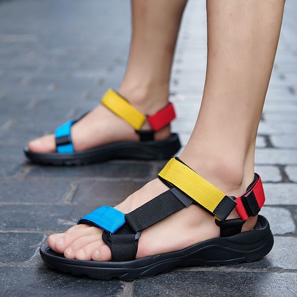 new men sandals non-slip summer flip flops outdoor beach slippers casual shoes mens shoes water shoes, Black
new men sandals non-slip summer flip flops outdoor beach slippers casual shoes mens shoes water shoes, Black