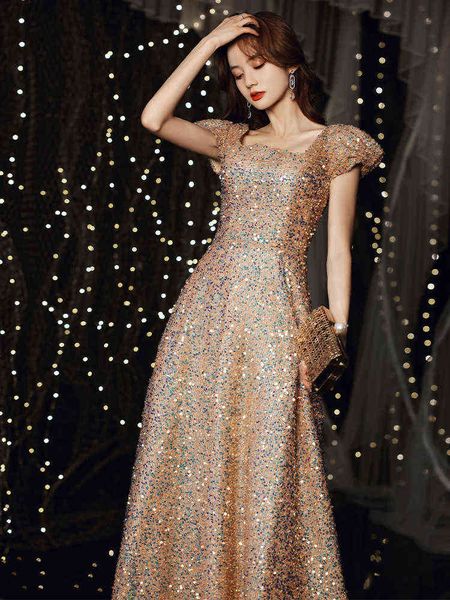 prom luxury boutique occasion dresses golden banquet 's 2021 sequin texture slim annual party evening, Black
prom luxury boutique occasion dresses golden banquet 's 2021 sequin texture slim annual party evening, Black