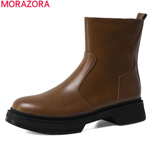 morazora arrival comfortable woman shoes med heels round toe simple ladies shoes autumn winter ankle boots women 210506, Black
morazora arrival comfortable woman shoes med heels round toe simple ladies shoes autumn winter ankle boots women 210506, Black