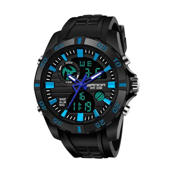 wristwatches 2021 sanda 791 men sports watches waterproof digital quartz dual time clock silicone military wrist watch male relogio, Slivery;brown
wristwatches 2021 sanda 791 men sports watches waterproof digital quartz dual time clock silicone military wrist watch male relogio, Slivery;brown