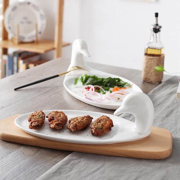 dishes & plates duck shape porcelain white dinner plate serving platter tableware for home and el
dishes & plates duck shape porcelain white dinner plate serving platter tableware for home and el