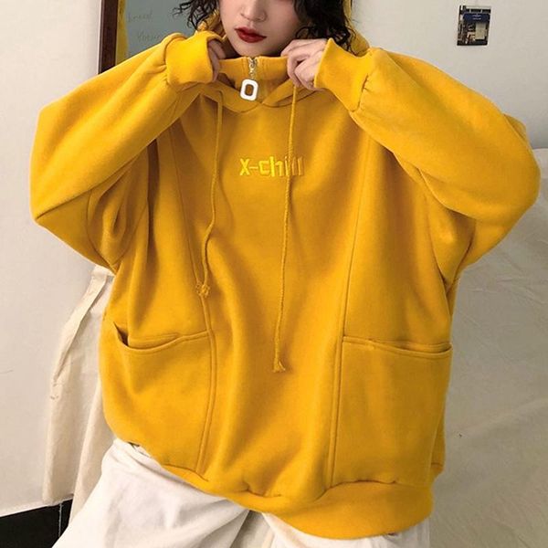 women's hoodies & sweatshirts women hooded plus velvet thicker long sleeve oversize letter embroidered womens hoodie harajuku korean st, Black
women's hoodies & sweatshirts women hooded plus velvet thicker long sleeve oversize letter embroidered womens hoodie harajuku korean st, Black
