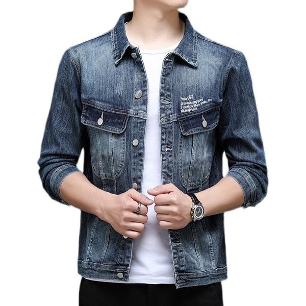 men's jackets spring autumn denim jacket slim fit washed cotton fashion street versatile coat/hsingle breasted blue, Black;brown
men's jackets spring autumn denim jacket slim fit washed cotton fashion street versatile coat/hsingle breasted blue, Black;brown