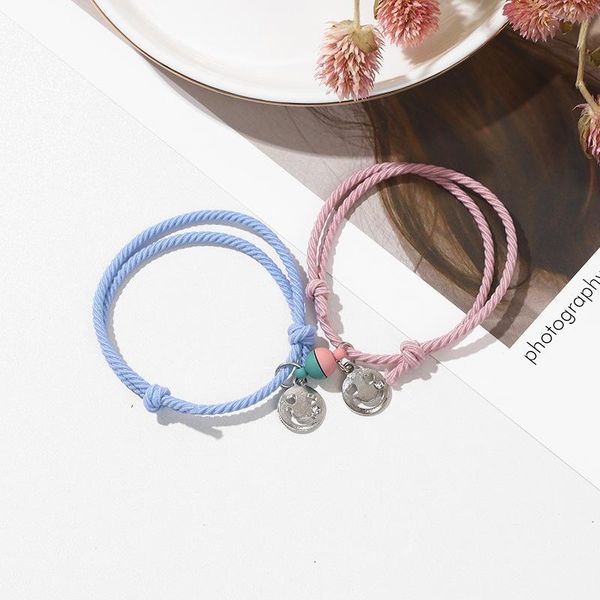 link, chain 1 pair pure color magnetic couple bracelet cartoon figure opposites attracting hair band wrist jewelry gift for lover helh889, Black
link, chain 1 pair pure color magnetic couple bracelet cartoon figure opposites attracting hair band wrist jewelry gift for lover helh889, Black