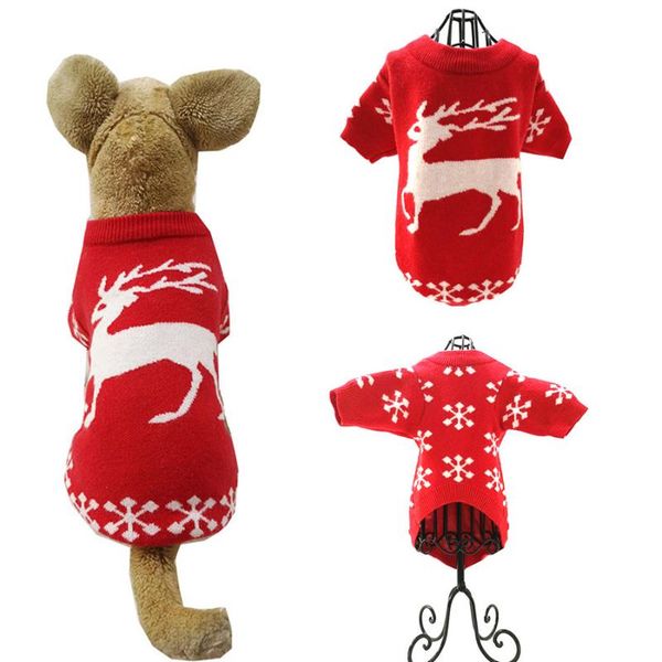 dog apparel pet cat winter warm christma sweater soft knit wool clothes with deer snow pattern clothing
dog apparel pet cat winter warm christma sweater soft knit wool clothes with deer snow pattern clothing