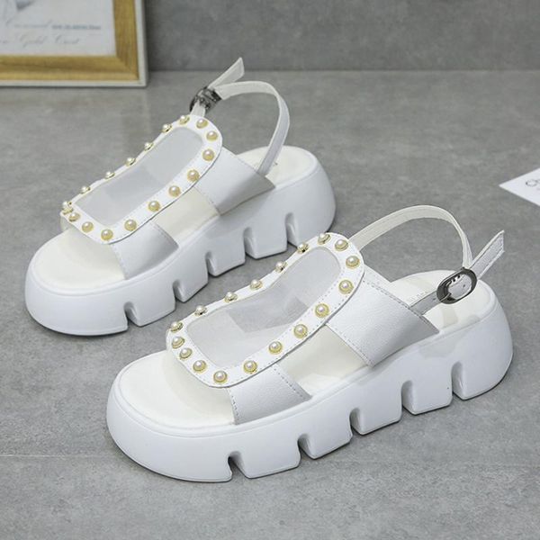 sandals women summer shoes 2021 ins fashion pearl breathable platform female wedges casual, Black
sandals women summer shoes 2021 ins fashion pearl breathable platform female wedges casual, Black