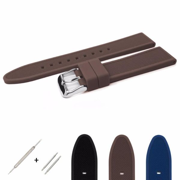 watch bands yqi 18mm 20mm 22mm 24mm silicone rubber band strap black blue brown watchband water resistance durable for sport men, Black;brown
watch bands yqi 18mm 20mm 22mm 24mm silicone rubber band strap black blue brown watchband water resistance durable for sport men, Black;brown