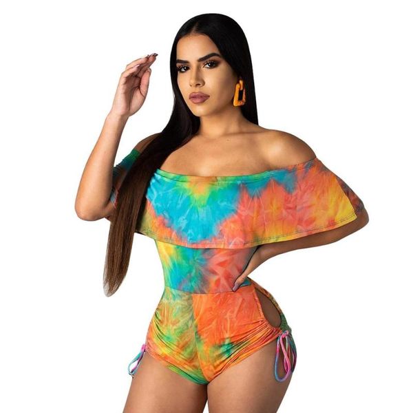 women's jumpsuits & rompers summer beach style women bodysuits slash neck ruffles skinny printed pants, Black;white
women's jumpsuits & rompers summer beach style women bodysuits slash neck ruffles skinny printed pants, Black;white