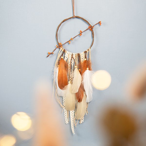 souvenirs pendant idyllic simple dream catching net wind chime diy pure handmade material bag feather woven creative gift
souvenirs pendant idyllic simple dream catching net wind chime diy pure handmade material bag feather woven creative gift