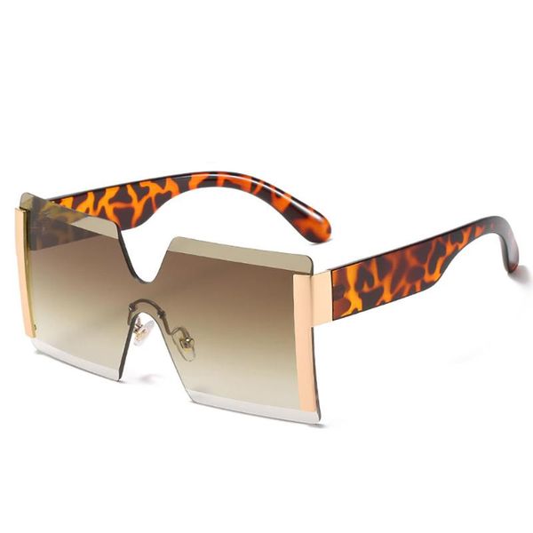 sunglasses fashion oversized square women gradient big frame cut trimmed lens metal mirror clear sun glasses female uv400, White;black
sunglasses fashion oversized square women gradient big frame cut trimmed lens metal mirror clear sun glasses female uv400, White;black