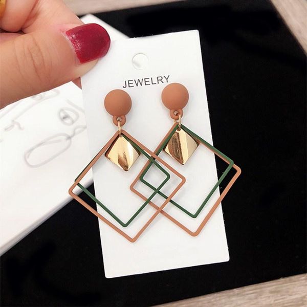 dangle & chandelier fashion statement geometric square drop earrings for women vintage alloy hollow sequins party jewelry gifts wholesale, Silver
dangle & chandelier fashion statement geometric square drop earrings for women vintage alloy hollow sequins party jewelry gifts wholesale, Silver