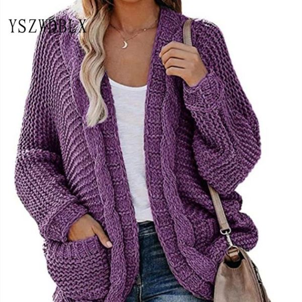 women's knits & tees women cardigan 2021 spring autumn oversize knitted sweater casual outerwear purple khaki cardigans open stitch loo, White
women's knits & tees women cardigan 2021 spring autumn oversize knitted sweater casual outerwear purple khaki cardigans open stitch loo, White