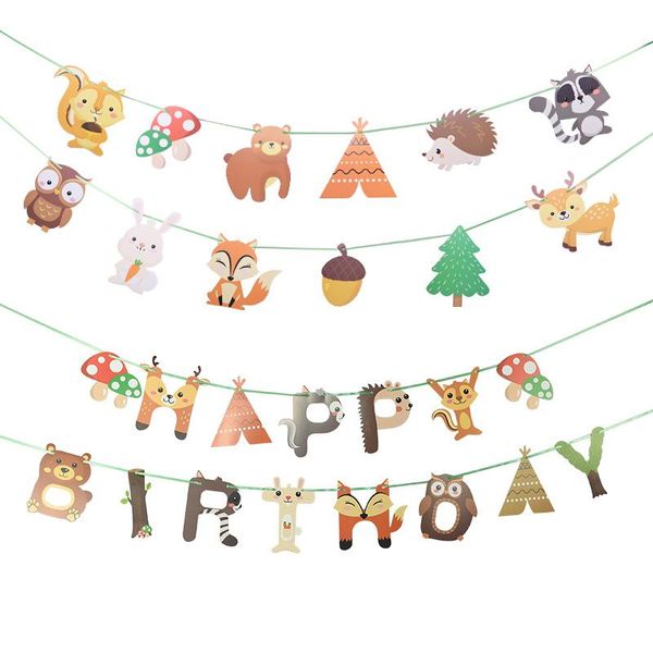 party decoration jungle animal theme ornament happy birthday banner bunting boy girl paper garland baby shower deco supplies
party decoration jungle animal theme ornament happy birthday banner bunting boy girl paper garland baby shower deco supplies