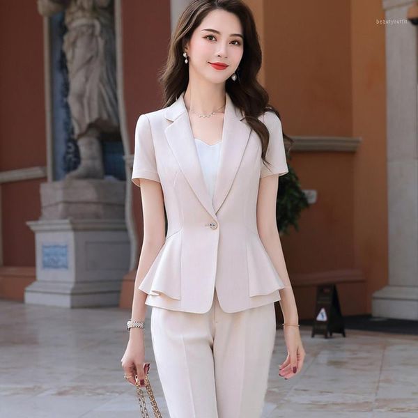fashion women pants suits summer business formal slim short sleeve blazer and office ladies work wear women's & blazers, White;black
fashion women pants suits summer business formal slim short sleeve blazer and office ladies work wear women's & blazers, White;black