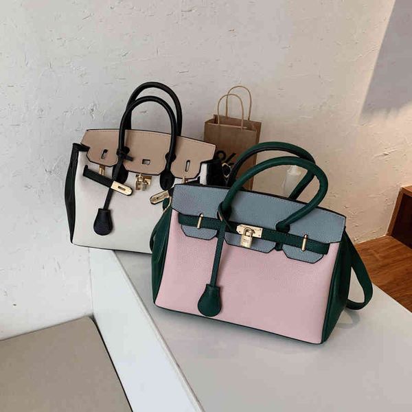 women 2020 new advanced sense hand fashion classic kelly contrast foreign style shoulder bag
women 2020 new advanced sense hand fashion classic kelly contrast foreign style shoulder bag