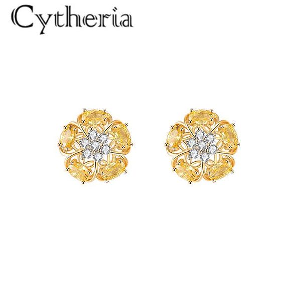 cytheria golden hollow flower shape crystal stud earrings for women luxury delicate accessories gifts, Golden;silver
cytheria golden hollow flower shape crystal stud earrings for women luxury delicate accessories gifts, Golden;silver