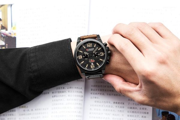 wristwatches mens watches waterproof sport wrist watch chronograph quartz military genuine leather relogio masculino, Slivery;brown
wristwatches mens watches waterproof sport wrist watch chronograph quartz military genuine leather relogio masculino, Slivery;brown