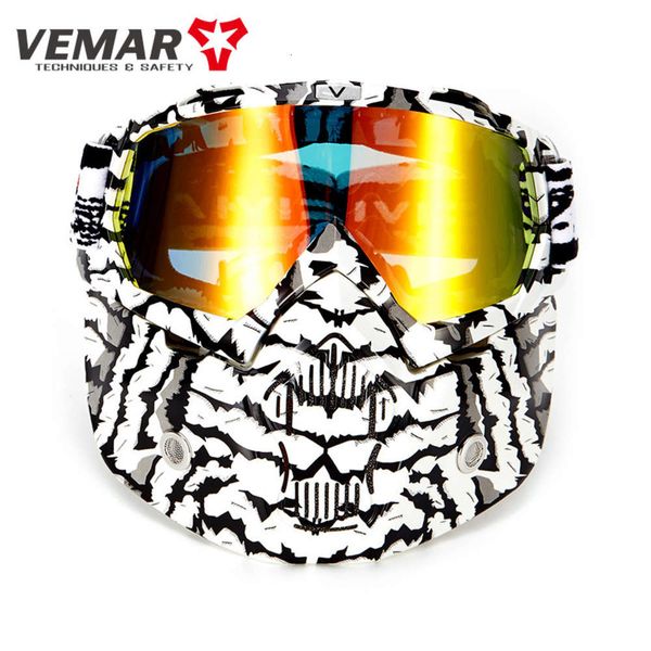 harley locomotive motorcycle helmet mask cross country goggles windproof and sand proof riding glasses, White;black
harley locomotive motorcycle helmet mask cross country goggles windproof and sand proof riding glasses, White;black