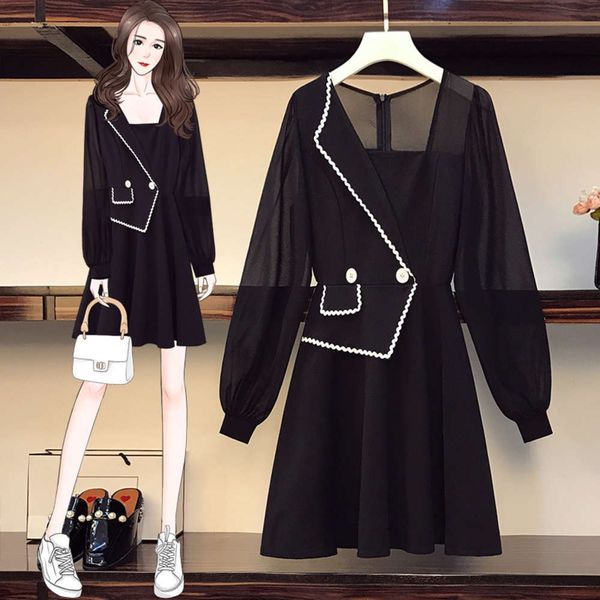 casual dresses dress women clothes big size fat sister spring slim ziwt, Black;gray
casual dresses dress women clothes big size fat sister spring slim ziwt, Black;gray