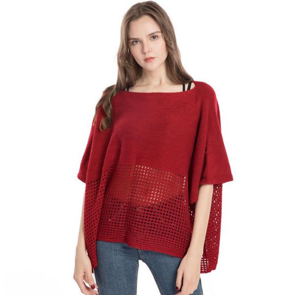 scarves plaid hollow women poncho autumn winter shawl female cape coat solid color cover cloak for ladies ponchos and capes keep warm, Blue;gray
scarves plaid hollow women poncho autumn winter shawl female cape coat solid color cover cloak for ladies ponchos and capes keep warm, Blue;gray