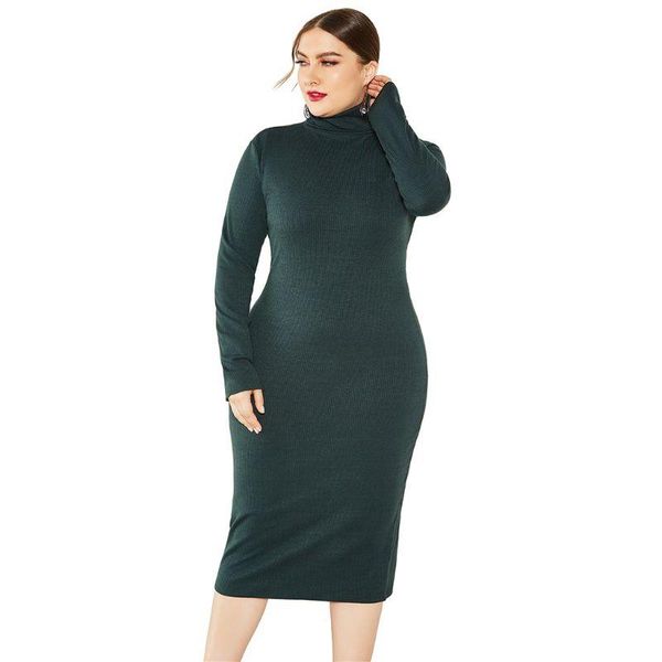 plus size 5xl women 2021 autumn dress turtleneck ribbed solid classic long sleeve midi bodycon ladies dresses vestidos bx0a casual, Black;gray
plus size 5xl women 2021 autumn dress turtleneck ribbed solid classic long sleeve midi bodycon ladies dresses vestidos bx0a casual, Black;gray