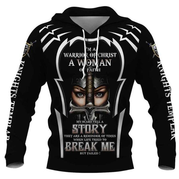 men's hoodies & sweatshirts cloocl knights templar hoodie casual long sleeve men clothing pocket pullover women s-5xl, Black
men's hoodies & sweatshirts cloocl knights templar hoodie casual long sleeve men clothing pocket pullover women s-5xl, Black