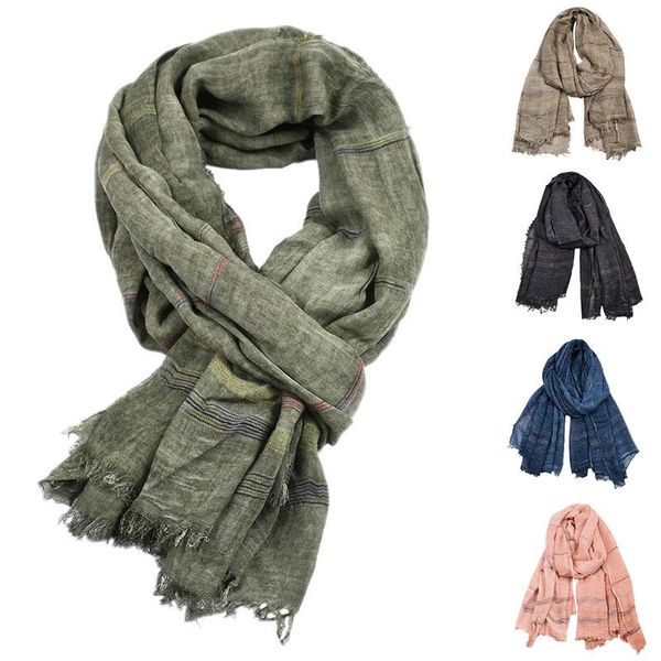 scarves fashion classical women scarf solid color hijabs cotton linen oversized vintage striped soft tassels long shawl, Blue;gray
scarves fashion classical women scarf solid color hijabs cotton linen oversized vintage striped soft tassels long shawl, Blue;gray