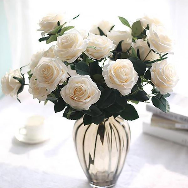 simulation french roses bouquet silk wedding flower artificial flowers decoration valentines day anniversaire decor decorative & wreaths
simulation french roses bouquet silk wedding flower artificial flowers decoration valentines day anniversaire decor decorative & wreaths