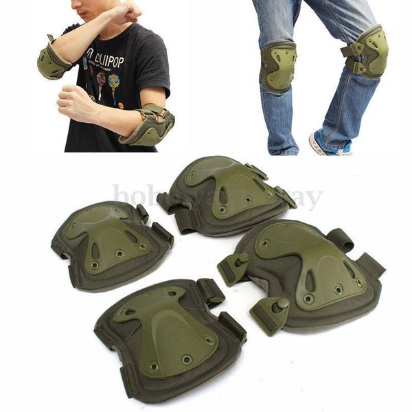 elbow & knee pads 4pcs/set of kneepad cs tactical hunting climbing field pulley riding exercise sports protective gear, Black;gray
elbow & knee pads 4pcs/set of kneepad cs tactical hunting climbing field pulley riding exercise sports protective gear, Black;gray