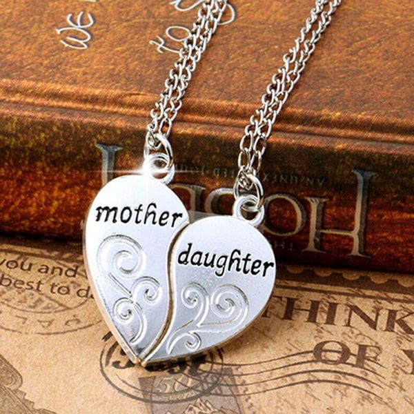 pendant necklaces 2021 2pcs/set mother daughter love heart necklace for women o-chain female jewelry trendy mother's day party gifts, Silver
pendant necklaces 2021 2pcs/set mother daughter love heart necklace for women o-chain female jewelry trendy mother's day party gifts, Silver