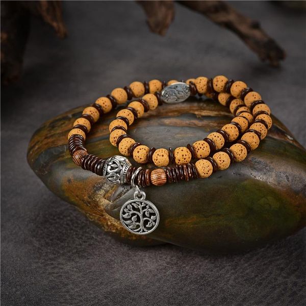 charm bracelets handmade 2 rows strand bracelet natural stone lava beads charms for men women prayer chakra energy jewelry gift b445, Golden;silver
charm bracelets handmade 2 rows strand bracelet natural stone lava beads charms for men women prayer chakra energy jewelry gift b445, Golden;silver