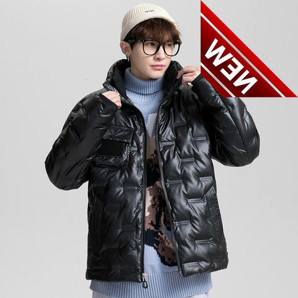 male winter new fashion trendy 90% white duck down coat men warm personality jacket clothes, Black
male winter new fashion trendy 90% white duck down coat men warm personality jacket clothes, Black