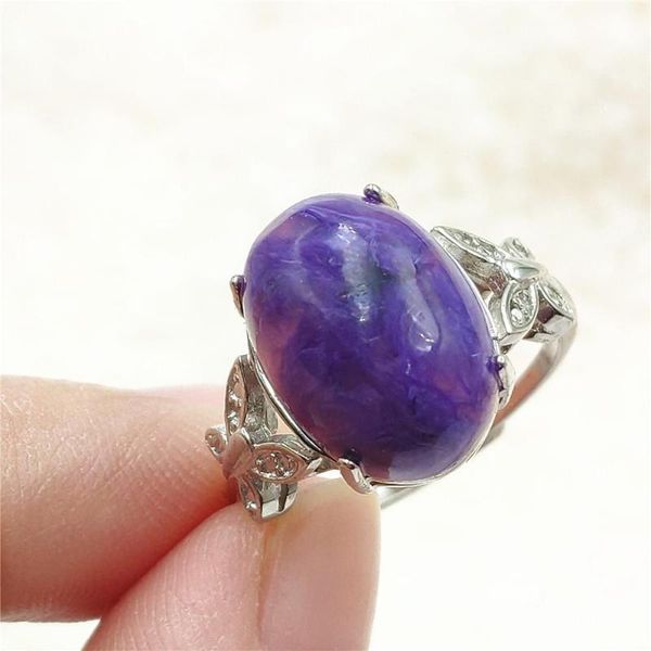 cluster rings 14x10mm natural purple charoite adjustable ring gemstone russia 925 sterling silver fashion, Golden;silver
cluster rings 14x10mm natural purple charoite adjustable ring gemstone russia 925 sterling silver fashion, Golden;silver
