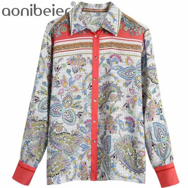 women's blouses & shirts aonibeier vintage paisley print women casual summer fashion turn down collar red female regular fit, White
women's blouses & shirts aonibeier vintage paisley print women casual summer fashion turn down collar red female regular fit, White