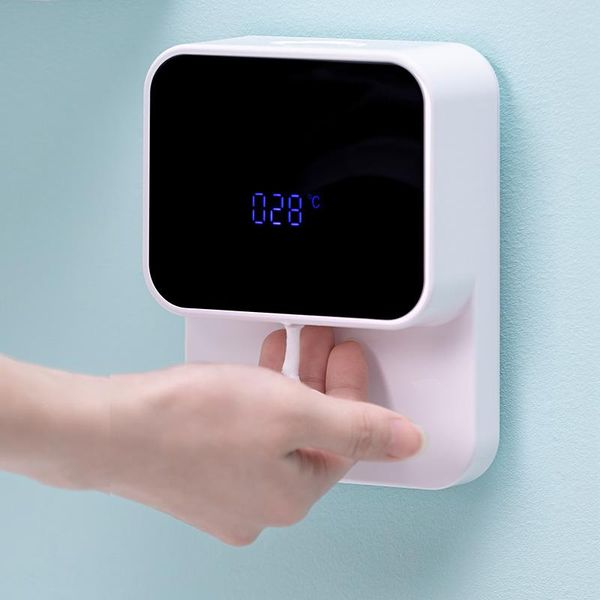 liquid soap dispenser 280ml automatic touchless sensor led temperature display wall mounted bashroom foam hand washer
liquid soap dispenser 280ml automatic touchless sensor led temperature display wall mounted bashroom foam hand washer