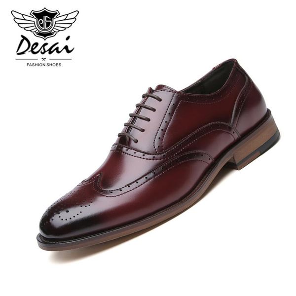 dress shoes desai autumn genuine leather business men carved brock men's office gentleman oxfords shoe, Black
dress shoes desai autumn genuine leather business men carved brock men's office gentleman oxfords shoe, Black