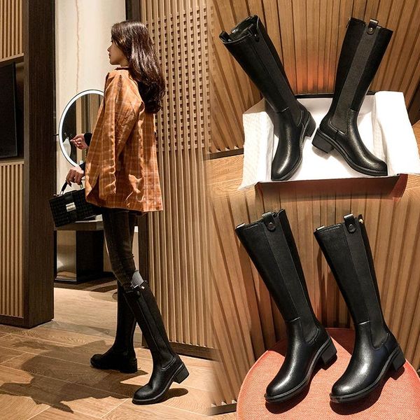 boots women fashion warm 2021 women's knee high soft leather zipper ladies short plush shoes winter square heel long, Black
boots women fashion warm 2021 women's knee high soft leather zipper ladies short plush shoes winter square heel long, Black