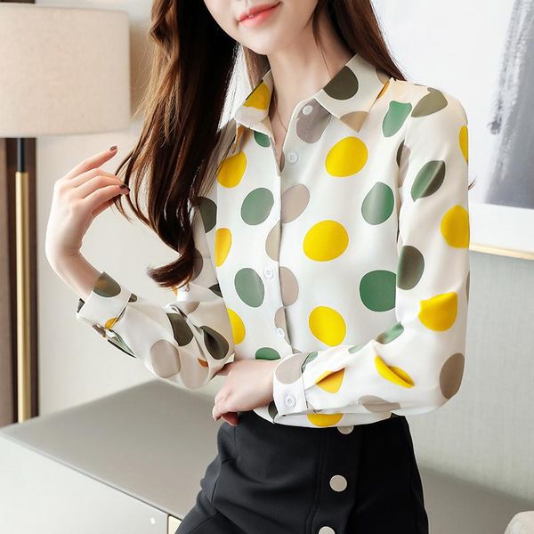 korean autumn women shirts woman chiffon blouses dot blouse shirt plus size womens and blusas mujer de moda women's &, White
korean autumn women shirts woman chiffon blouses dot blouse shirt plus size womens and blusas mujer de moda women's &, White