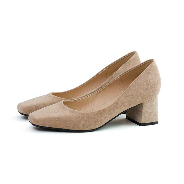 women shoes thick with single mid heel the square head shallow mouth simple high heels pumps dress, Black
women shoes thick with single mid heel the square head shallow mouth simple high heels pumps dress, Black