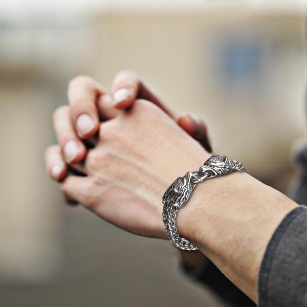 charm bracelets share viking bracelet - fenrir head stainless steel r4t1, Golden;silver
charm bracelets share viking bracelet - fenrir head stainless steel r4t1, Golden;silver