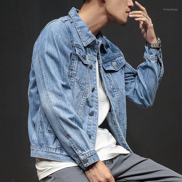 wholesale 2021 fashion men's street denim jacket korean slim handsome casual spring autumn men jackets, Black;brown
wholesale 2021 fashion men's street denim jacket korean slim handsome casual spring autumn men jackets, Black;brown